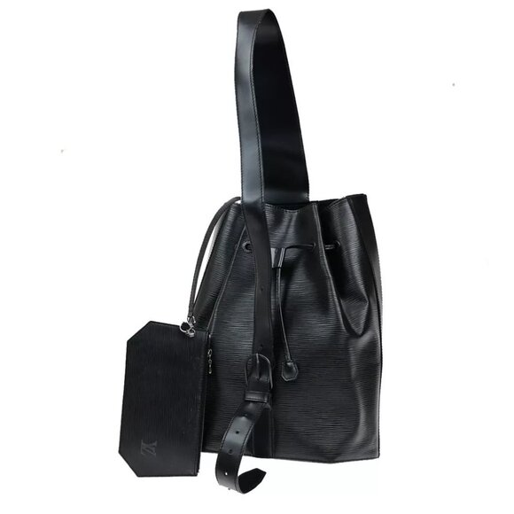 LOUIS VUITTON LV Sac A Dos Shoulder Bag Epi Leather Black France - Picture 1 of 16